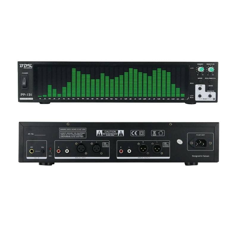 BDS PP-131P Дигитален аудио спектар Анализатор на приказ на музички спектар VU метар 31 сегменти