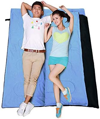 Tyuxinsd Чувајте топла кампување торба за спиење со двојна вреќа за спиење со перница, преносен плик лесен, водоотпорен вреќа за спиење