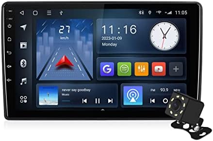 Android 10 Двоен Din Автомобил Стерео за BMW 328i 335i 325i 2005-2011 9 Инчен Екран На Допир Радио Вграден безжичен Carplay/Android Auto/Bluetooth/aux-in/Контрола