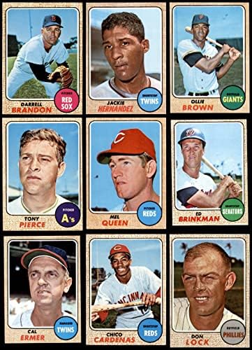 1968 година Бејзбол Топс Бејзбол 50 СТАРТЕР СТАРТ/ЛОТ EX/MT+