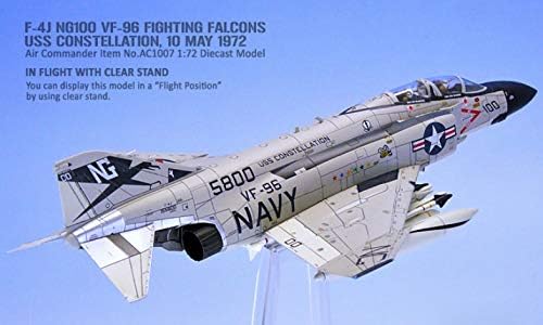 AC USN VF-96 Fighting Falcons, NG100 Showtime 100, Randy Cunningham, USS Constellation, Виетнам, 10-ти мај 1972 година 1/72 Авион за модел на