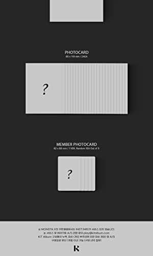 Monsta X причина 12-та мини албум за комплет верзија Air-KIT+наслов и кредитна картичка+разгледница+Photocard+член Photocard+Следење