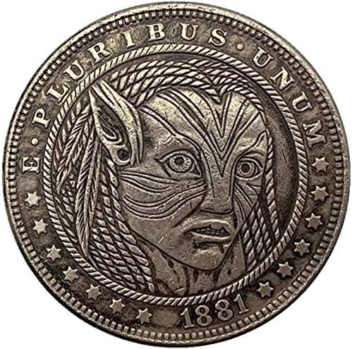 1881 Скитници Монета Антички Бакар Стариот Сребрен Комеморативен Медал Колекција Занает Бакар И Сребро Врежана Монета Комеморативна