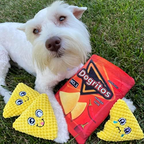 Артемис Авантуристички снабдува чипови играчки за кучиња- 2 пакувања скриј и побарајте тресење на торбичка за збогатување на пискање интерактивна
