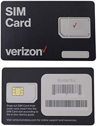 ВЕРИЗОН БЕЗЖИЧНА 4G LTE SIM Картичка-Сите 3 Големини, Нано/Микро/Стандардни Големини