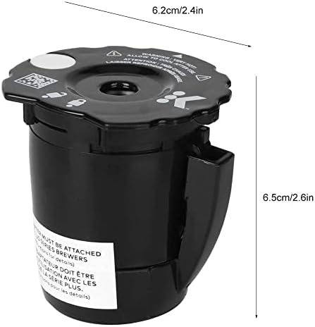 Универзален филтер за кафе за еднократно користење, отстранлив капак, повторна употреба на мелен филтер за кафе се вклопува за k чаша подот