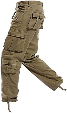 Спортска панталона За Мажи Мода Крпеница Карго Панталони Мулти-Џеб Фармерки Панталони Плус Големина Целосна Должина Отворено