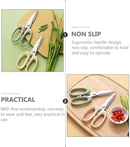 Мулти-функционален ножици за ножици од не'рѓосувачки челик Трајни секачи за скара