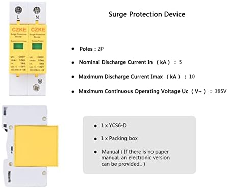 Scruby 2p Surge Заштитен уред AC SPD 385V House Surge Protector Заштитна уреди со низок напон