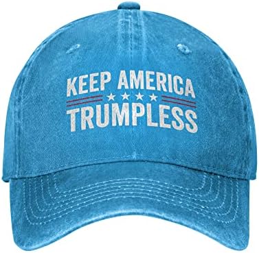 Чувајте ја Америка Трампс капа Ебан Анти Трамп Хет Импич Трамп Бејзбол Капс мажи жени топка капа прилагодлива капа за камионџии