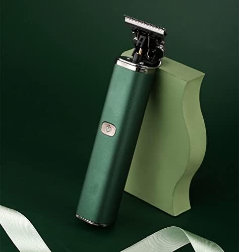 Бербер ножици за коса клипери за мажи, електричен клипер за коса, гравура, сечило во форма на Т-облик USB, метална водоотпорна водоотпорна