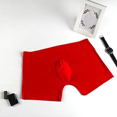 Bmisegm Mens Boxers памук меки гаќички поддржува мажи секси секси дишење шорцеви шорцеви торбичка за долна облека машка долна облека