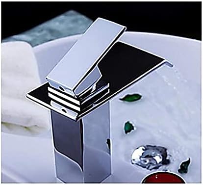 Whlmyh мијалник допрете ， мијалник за кујна за бања ， топол дом модерен сребрен хотел бања мијалник - водопад една рачка една чешма