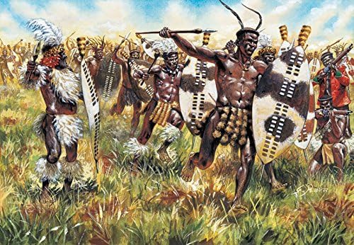 Воини на Италери Зулу 1:72