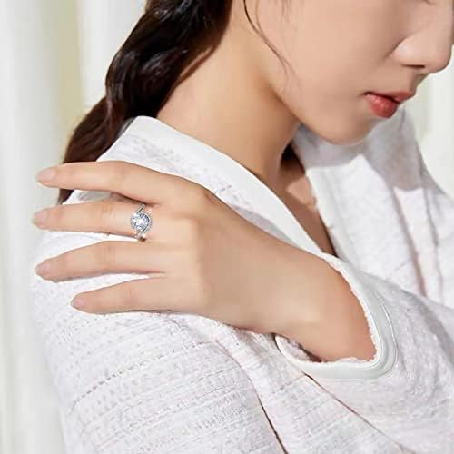 2023 Нов дијамантски прстен за жени моден накит популарни додатоци прстени кристален камен