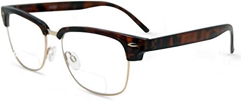 Во стил на очи, класични очила за бифокално читање - целосна облога, рамка за веѓи - Неполаризирана леќа
