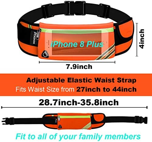 БЕЛТ торба Фани Пак, опрема што работи торба за половината, држач за мобилни телефони за патеки за теретана, тренингот, фитнес, вежбање,