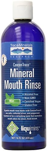 Истражување на минерали во трагови Концентрација Минерална уста исплакнете 16 мл, вкус на нане, нежно плакнење на устата, свеж здив, природно