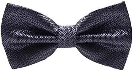 Andongnywell Mens Solid Formal Bow Laids Pre-Tedied Adjectable Bowtie за венчаница за венчавки