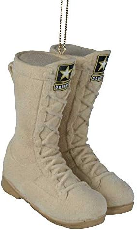 Курт Адлер 3 “американската армија се собра на борбени чизми Божиќен украс, слонова коска