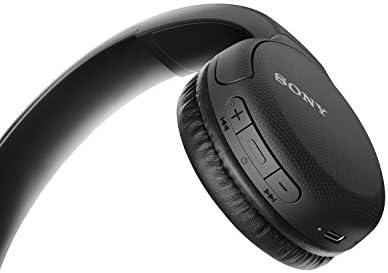 Слушалки за безжични Bluetooth на Sony WH-CH510 со MIC, 35 часа траење на батеријата со брзо полнење, стил на уво, повик без раце, гласовен
