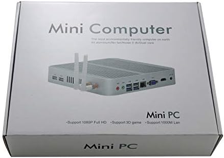 Kingdel Mini PC, Nettop Intel I5 Процесор Персонален Компјутер, 16gb RAM МЕМОРИЈА, 256GB SSD, 2xCOM RS232 4xUSB 3.0 HD Порта VGA Прозорец 11 OS,