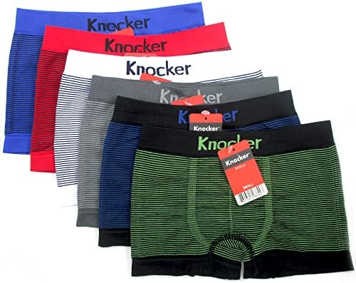 Knocker Boys Boxer Беспрекорни брифинзи Спандекс Детски шорцеви со големина на долна облека М.