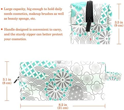 Тоалетна Торба Патна Торба, Водоотпорна Шминка Козметичка Торба За Патување Организатор За Додатоци, Модерен Јапонски Цветен Гроздобер Цвет