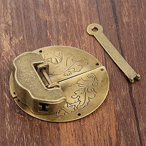 Llryn Антички мебел хардвер постави за влечење на бравата hasp токан затворач декоративно кинески стар брава на катанец за накит дрвена кутија
