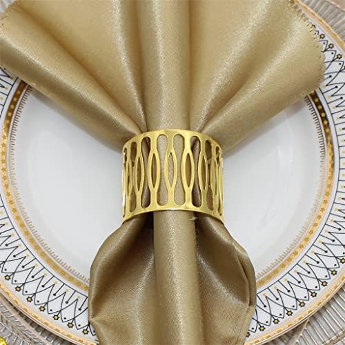 ДЛВКХКЛ хотел за трпезариска маса за трпезариска табела, украсени држачи за прстени од салфетки