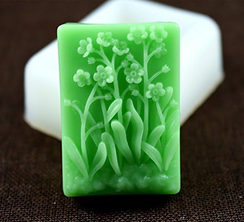 Longzang S517 Цвеќиња Силиконски сапун мувла 3Д рачно изработен занаетчиски калап