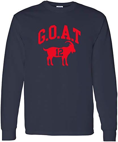 UGP кампус Облека коза најголем од сите времиња во фудбалска маичка со долг ракав во Нова Англија