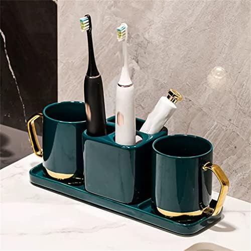 Dloett Chrushing Cup постави керамички чаша за миење садови за миење садови за домашна чаша за заби