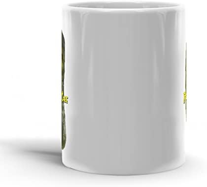 Кафе кригла пиколас бел керамички кафез колаж 11oz 15oz подароци класична кригла за кафе, чај, чоколадо или лате