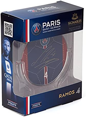 Потписи Премиум - Париз Сен Жермен Колекционерски Серхио Рамос - Официјален Фудбалски Факсимил - Премиум Фудбалски Сувенири Колекционерски
