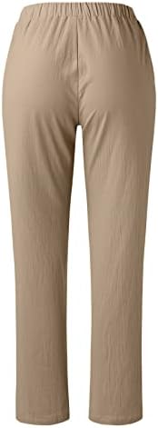 Постелни панталони ДСОДАН за жени, лесна светлина со широка нозе од лесна нога, пукнатина од печатење на пеперутка, панталони со џебови со џебови