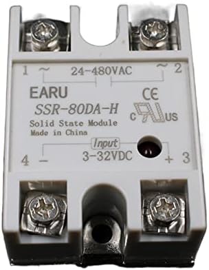 Hifasi Solid State Relay SSR-80DA-H 80A SSR 80DA-H 3-32V DC до 90-480V регулатор на отпорност на цврста состојба на AC
