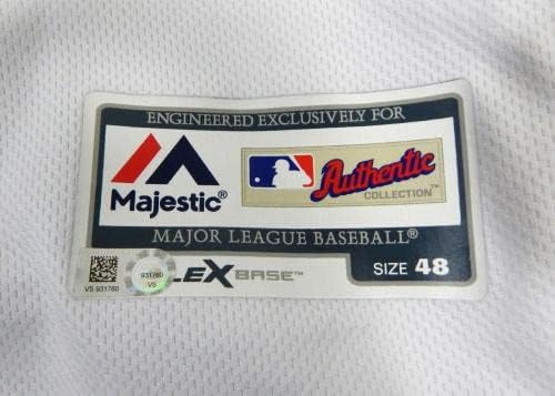2019 Детроит Тигерс Бал Бој игра користеше бел дрес MLB 150 Patch 48 DP20983 - Игра користена МЛБ дресови