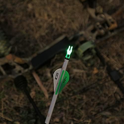 Deepower S осветлени ноки за стрели .244/6.2mm 6 пакувани осветлени стрели за лов на стрелаштво