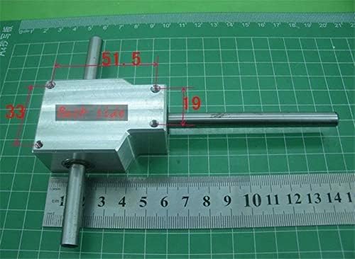 КОАИУС 1: 1 90° Уред Со Агол На Рикверц Спирален Откос Менувач Редуктор Собрание Мал Редуктор Собрание ДВОЈНО Вратило 8ММ/10мм Брзини Опрема