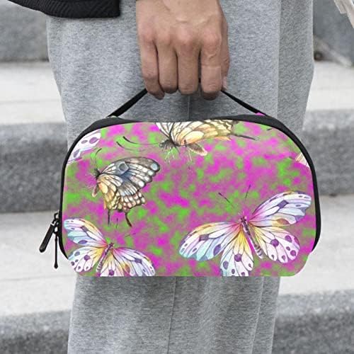 Електронски Организатор На Пеперутка, Заштитна Кутија За Носење Отпорна На Удари, Торбичка За Торбичка За Организатор На Мали Кабли За Патување