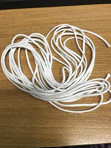 Купувајте на Centerhill Cotton Chartcord 1/8 тркалезен кабел за плетенка- црна или бела 5 јарди