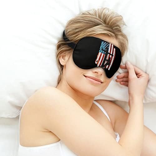 Lineman American Flag Electric Cable Lineman Mask Mask Eye Eye Cute Blindfold Eye Coverse Eyehade For Women Men Подароци