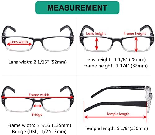 Очила Заштедете 10% На Комплет 5 Пакети Класични Очила За Читање За Мажи и 4 Пакети Двобојни Читатели +0,50