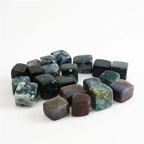 Даперси 5 парчиња 15мм-20мм природен резба кварц воден агат коцка камења кристален чакал за лекување занаети погодни за домашни природни камења