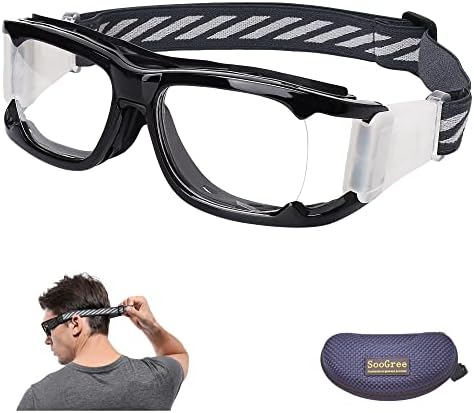 SOOGREE SPORT GILGLES Очила за ракетибол Очила кошарка Фудбалски фудбалски спортски заштитни очила мажи жени