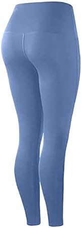 Gbyou јога панталони за жени со џебови со високи половини хеланки Атлетски тренингот спортски спортски активен истегнување јога хулахопки
