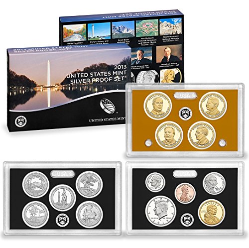 2013 Сад Нане 14-монета Сребро Доказ Сет-ОВП кутија &засилувач; COA Доказ