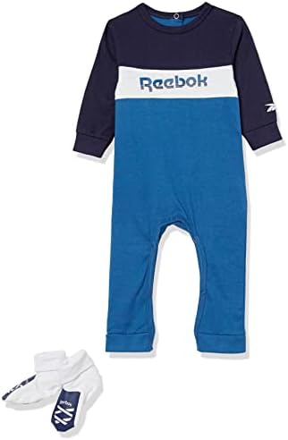Облека со 2 парчиња за пижами на Reebok Baby Baby, поставена со чорапи