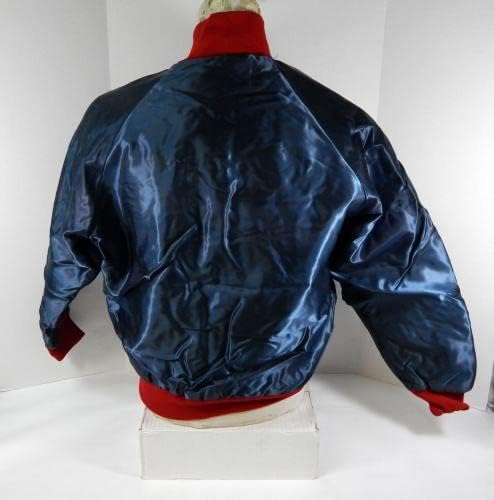 1990 -тите Boise Hawks 12 Игра користеше сина јакна за загревање DP40547 - Игра користена дресови на MLB